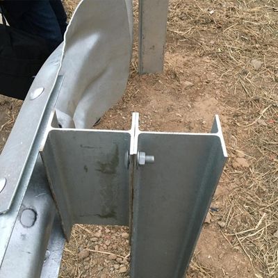 Traffic Safety Metal Guardrail H Post with CE/ISO Certification and Q235 Q345 Material