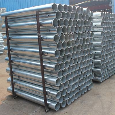 Hot Dip Galvanized Highway Guardrail Round Post for Strong and Secure Barrier System