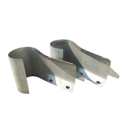 Roadway Safety Terminal End Guardrail Steel Round End 100*100*20 for Road Construction