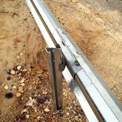 High Durability Z Shape Highway Guardrail Posts with Galvanized Powder Coated Finish