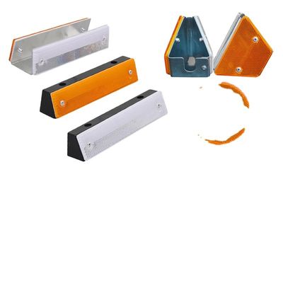 Aluminium PC Material Traffic Safety Solar Road Stud Reflectors 100*100*20mm for Roads