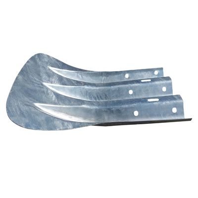 Crowd Control Barrier Fence W Beam Guardrail Beam Dimensions Fishtail Terminal End