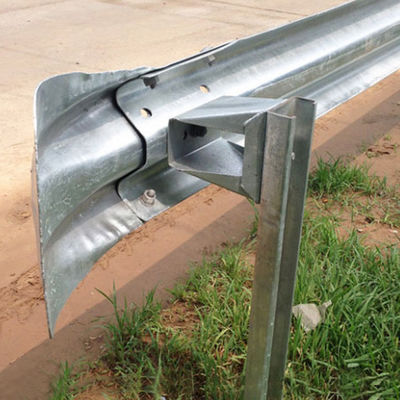 Crowd Control Barrier Fence W Beam Guardrail Beam Dimensions Fishtail Terminal End