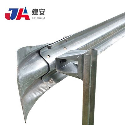 Galvanized Guardrail Crash Barrier Fishtail Terminal End ISO Certified and Customized