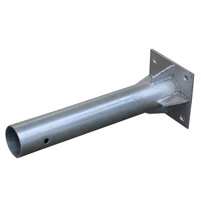 Road Traffic Safety Steel Guardrail Flange Metal Fence Post for Straight Barrier