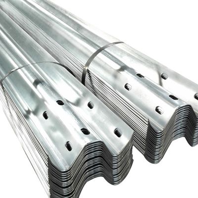 Traffic Safety Guaranteed Galvanized W Beam Guardrails with ISO and Powder Coating