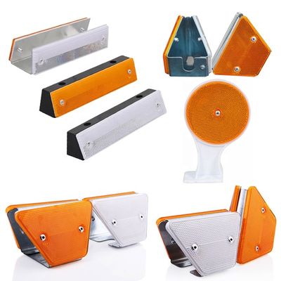 High Visible V Type Reflective Road Stud for Highway Guardrail Illumination