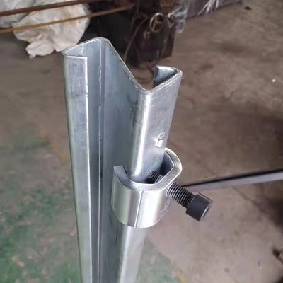 Roadway Safety W Beam Barrier with Z Shape Technometal Post and ISO Certification