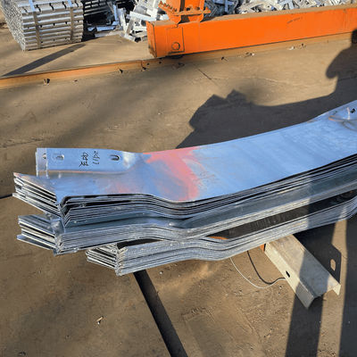 ISO9001 2008 Certified W Beam Highway Guardrail Q235 Q345 Steel Buffer End for Market