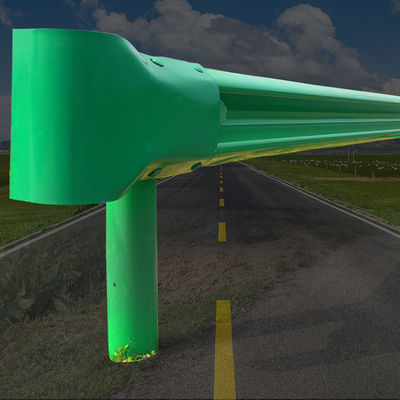 Galvanized Highway Guardrail AASHTO Standard Round End with Stainless Steel Material