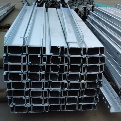 Roadway Safety Metal Highway Guardrail C Post by with ISO9001 2008 Certification