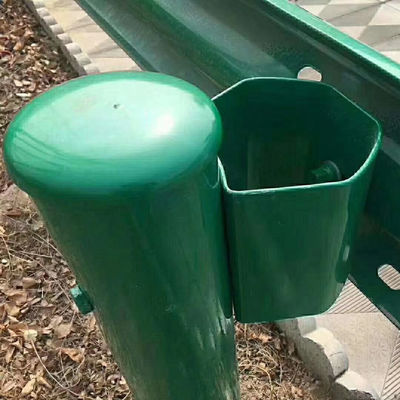 Roadway Safety Galvanized Steel Round Newel Post with Anti-corrosion Coated Treatment