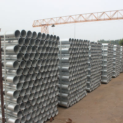 Roadway Safety Galvanized Steel Round Newel Post with Anti-corrosion Coated Treatment