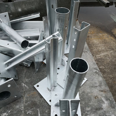 Anti-corrosion Galvanized Metal Flange Post for Roadway Safety and Reliability