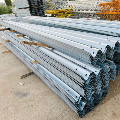 W Beam Highway Guardrail Steel Galvanized Crash Barrier with AASHTO M-180 Standard