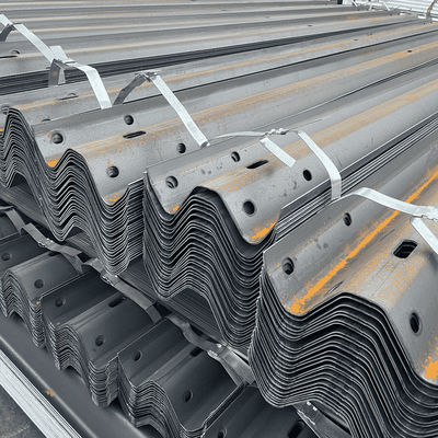 Q235B Q345B Steel Highway Security Barrier with Hot Galvanized Cold Rolled Technology