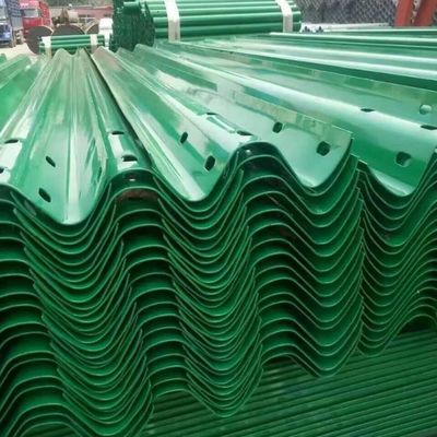 AASHTO M-180 Standard Highway Guardrail with U Post and U Spacer Exported to Angola
