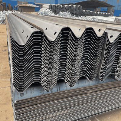 AASHTO M-180 Standard Highway Guardrail with U Post and U Spacer Exported to Angola
