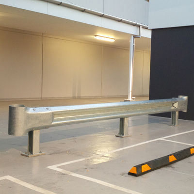 Single Layer Galvanized and Powder Coated Q235 Q345 Corrugated Beam Highway Guardrail