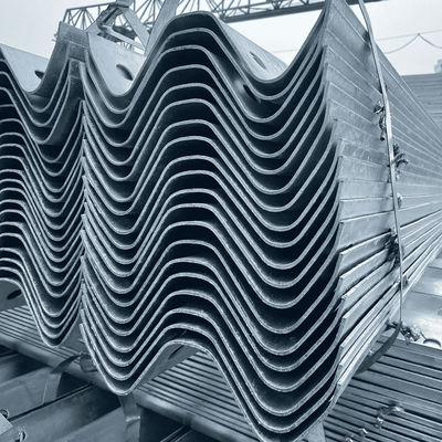 Hot Galvanized and Cold Rolled Technology Customized Motorway Steel Corrugated Guardrail Road Barrier