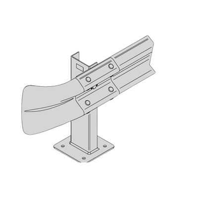 Q345 SJ345R Zinc Coated Highway Guard Rail for 550G/M2 1.80oz/FT2 Minimum Single-Spot