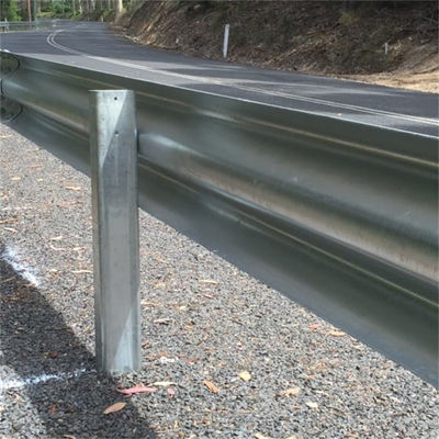 Customized W Beam Highway Metal Guardrail with Steel SKT Terminal End Exported to Philippines