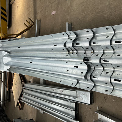 Customized W Beam Highway Metal Guardrail with Steel SKT Terminal End Exported to Philippines