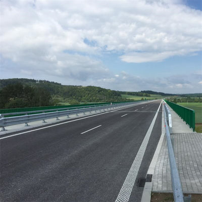Customized W Beam Highway Metal Guardrail with Steel SKT Terminal End Exported to Philippines