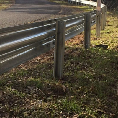 AASHTO M-180 Standard Galvanized Highway Guardrail Steel with Round Fence Post Exported to Africa