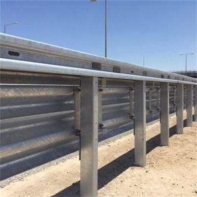Hot Galvanized cold Rolled Length 4130mm W-Beam Highway Guardrail Traffic Crash Barrier Standard AASHTO M-180