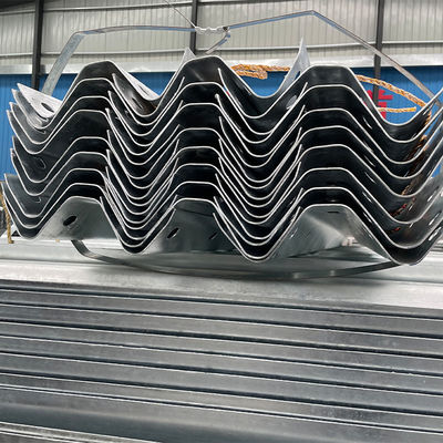 AASHTO M-180 Standard Galvanized Steel Corrugated Beam Highway Guardrail Systems Post and Spacer