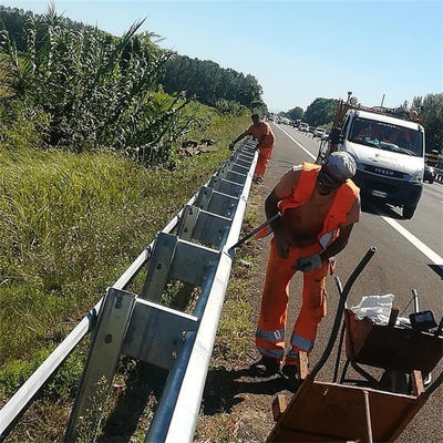 Galvanized Steel Highway Safety Guardrail Traffic Crash Barrier for Customer Requirements