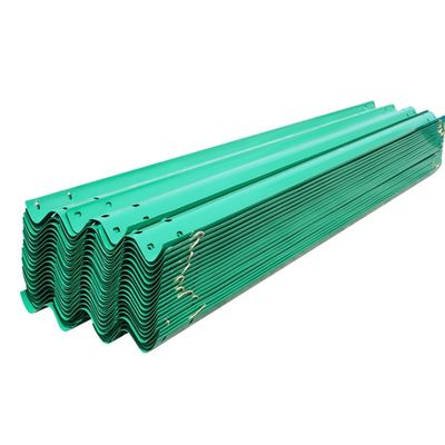 Safety Galvanized W Beam Highway Guardrail with Customized and Powder Coated Finish