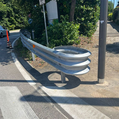 Road Safety Steel Barrier with Q345 SJ345R Material and ISO9001/TUV/ BV/CE Certificate