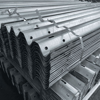 W Beam Highway Guardrails with Q235 Q345 Material and Galvanized Powder Coated Finish