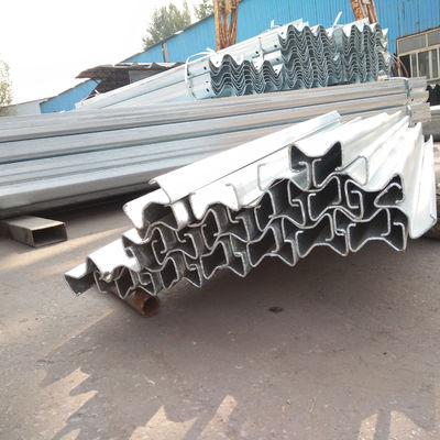 ISO9001 2008 Approved Hot Rolled Aashto Standard Steel Sigma Post For Highway Guardrail