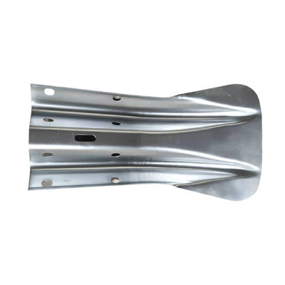 Highway Guardrail End Wings Steel Fishtail Terminal End Customized for Q235 Q345