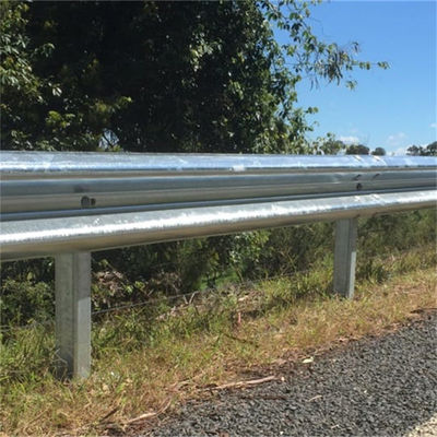 Customized Hot Dip Galvanized Steel Traffic Barrier Highway Guardrail Color Coated Q235
